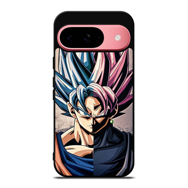 DRAGON BALL GOKU AND BLACK GOKU FACE Google Pixel 9 Case Cover