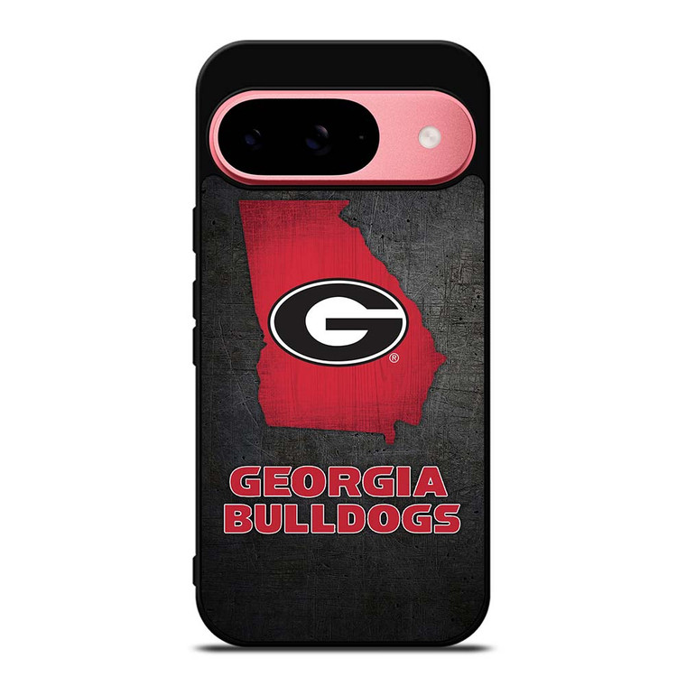 GEORGIA BULLDOGS SYMBOL METAL Google Pixel 9 Case Cover