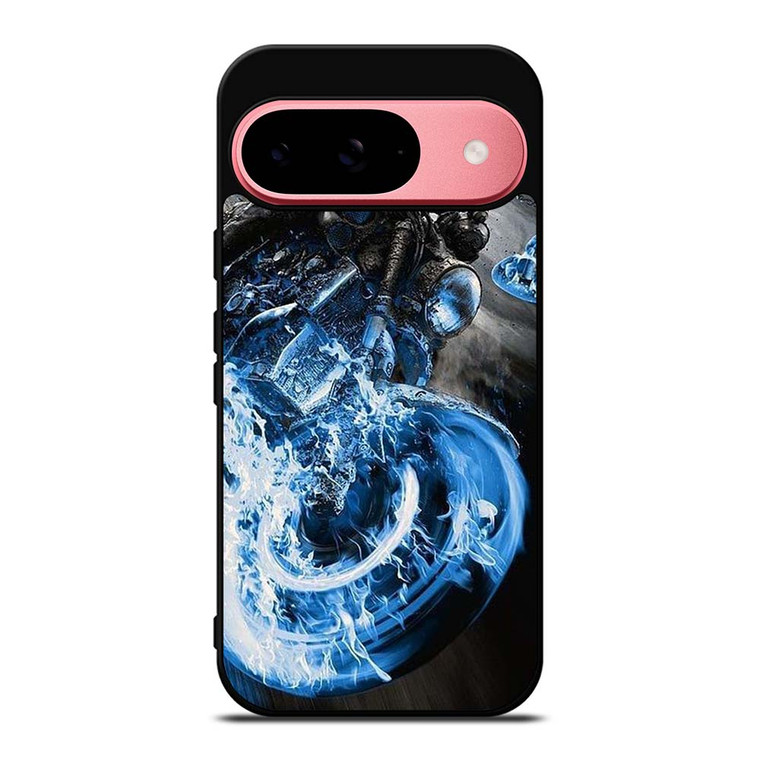 GHOST RIDER BLUE FIRE Google Pixel 9 Case Cover