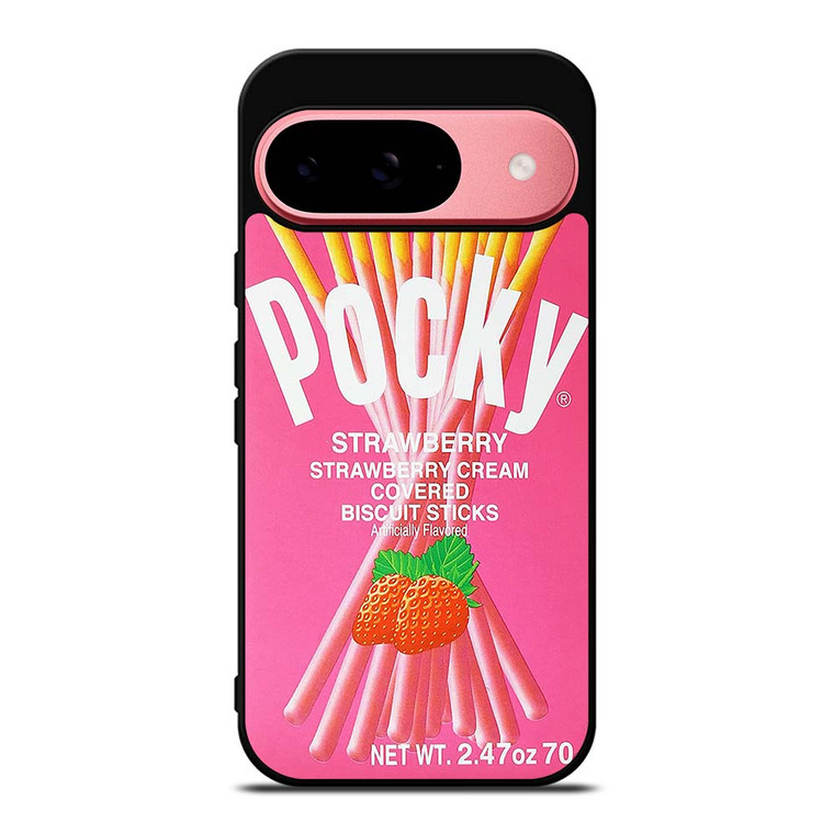 GLICO POCKY STRAWBERRY Google Pixel 9 Case Cover