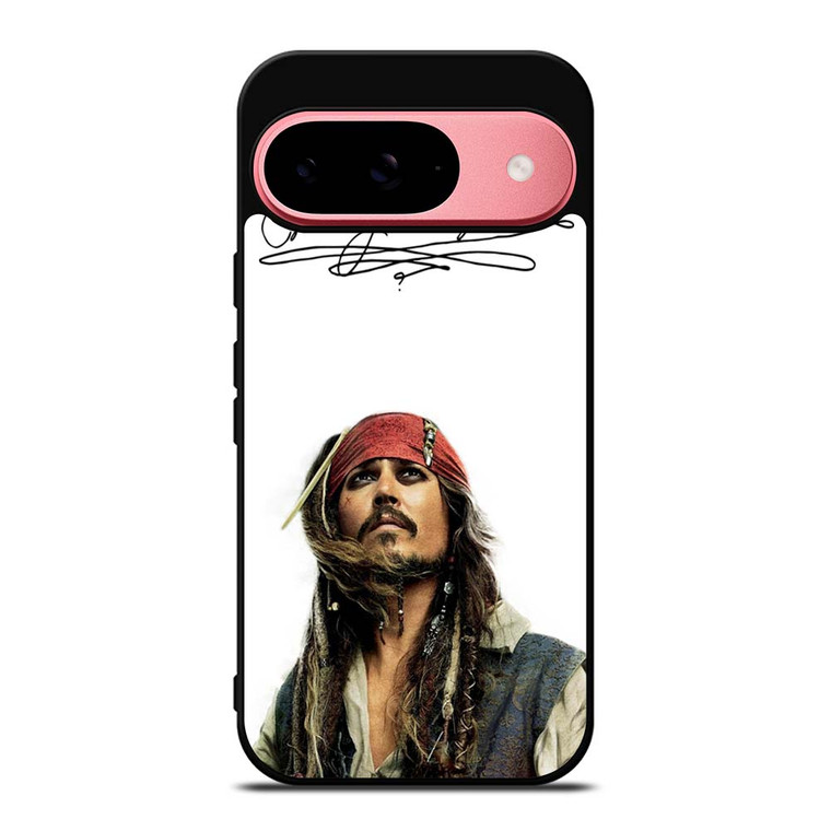 JACK SPARROW SIGNATURE PIRATES OF THE CARIBBEAN  Google Pixel 9 Case Cover