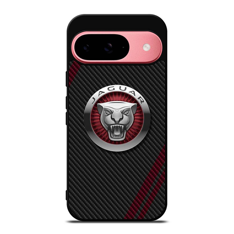 JAGUAR CARBON STRIPE LOGO Google Pixel 9 Case Cover