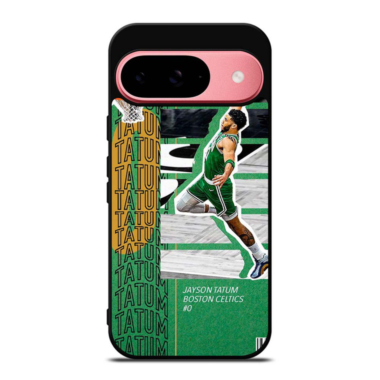 JAYSON TATUM DUNK BOSTON CELTICS Google Pixel 9 Case Cover