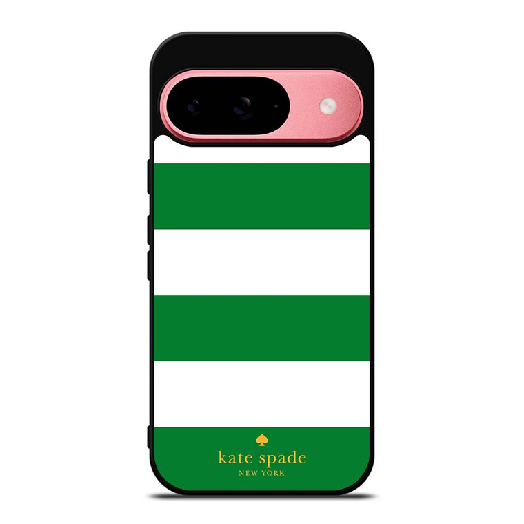 KATE SPADE GREEN STRIPE Google Pixel 9 Case Cover