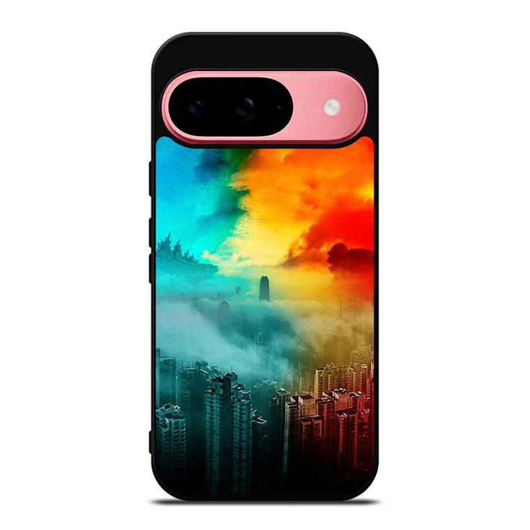KINGKONG VS GODZILLA CITY Google Pixel 9 Case Cover
