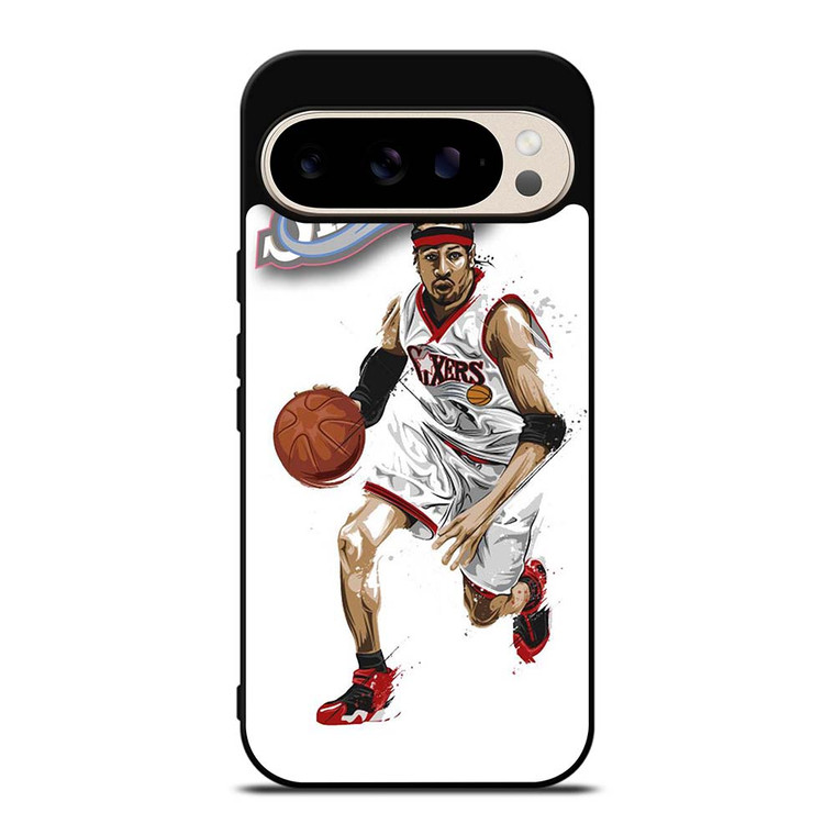 ALLEN IVERSON SIXERS NBA BASKETBALL Google Pixel 9 Pro Case Cover ALLEN IVERSON SIXERS NBA BASKETBALL Google Pixel 9 Pro Case Cover