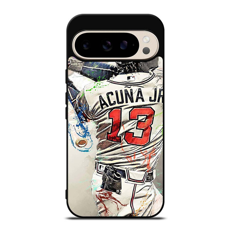 ATLANTA BRAVES ACUNA JR 13 BASEBALL Google Pixel 9 Pro Case Cover