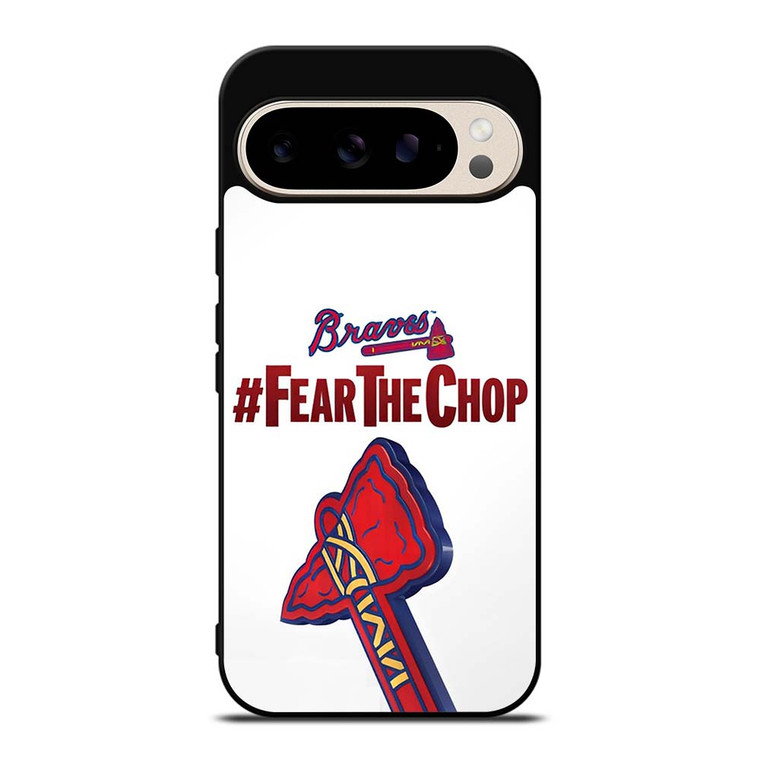 ATLANTA BRAVES FEAR CHOP SLOGAN Google Pixel 9 Pro Case Cover ATLANTA BRAVES FEAR CHOP SLOGAN Google Pixel 9 Pro Case Cover