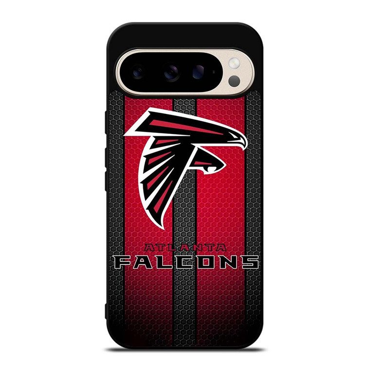 ATLANTA FALCONS METAL LOGO NFL Google Pixel 9 Pro Case Cover ATLANTA FALCONS METAL LOGO NFL Google Pixel 9 Pro Case Cover