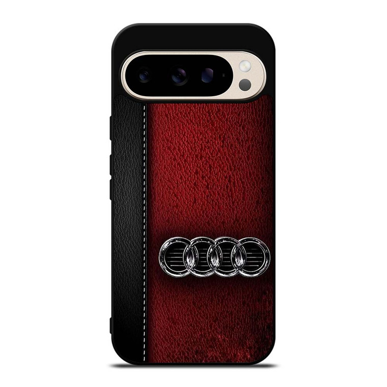 AUDI CAR RED LEATHER Google Pixel 9 Pro Case Cover