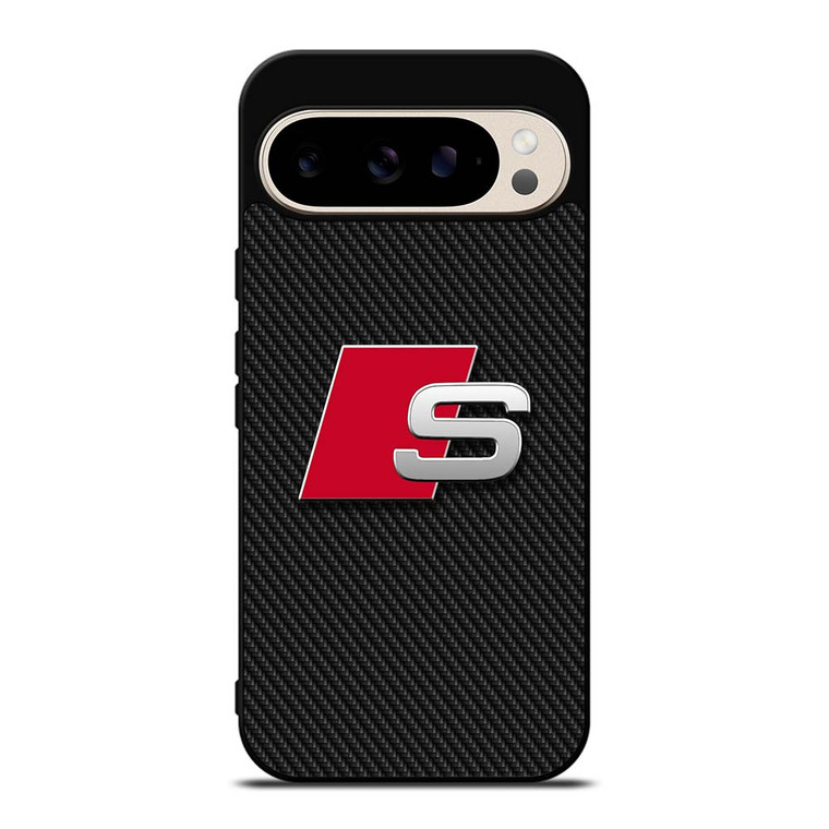 AUDI S CARBON LOGO Google Pixel 9 Pro Case Cover AUDI S CARBON LOGO Google Pixel 9 Pro Case Cover