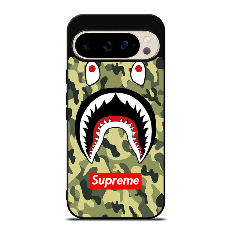 BAPE BATHING CAMO SHARK SUPREME Google Pixel 9 Pro Case Cover BAPE BATHING CAMO SHARK SUPREME Google Pixel 9 Pro Case Cover