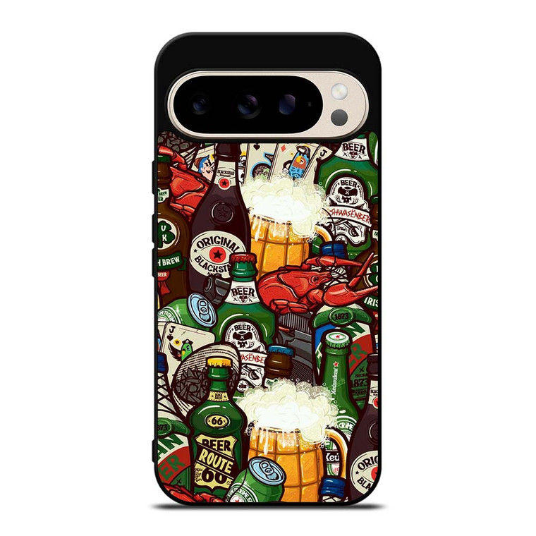 BEER BOTTLE CARTOON Google Pixel 9 Pro Case Cover