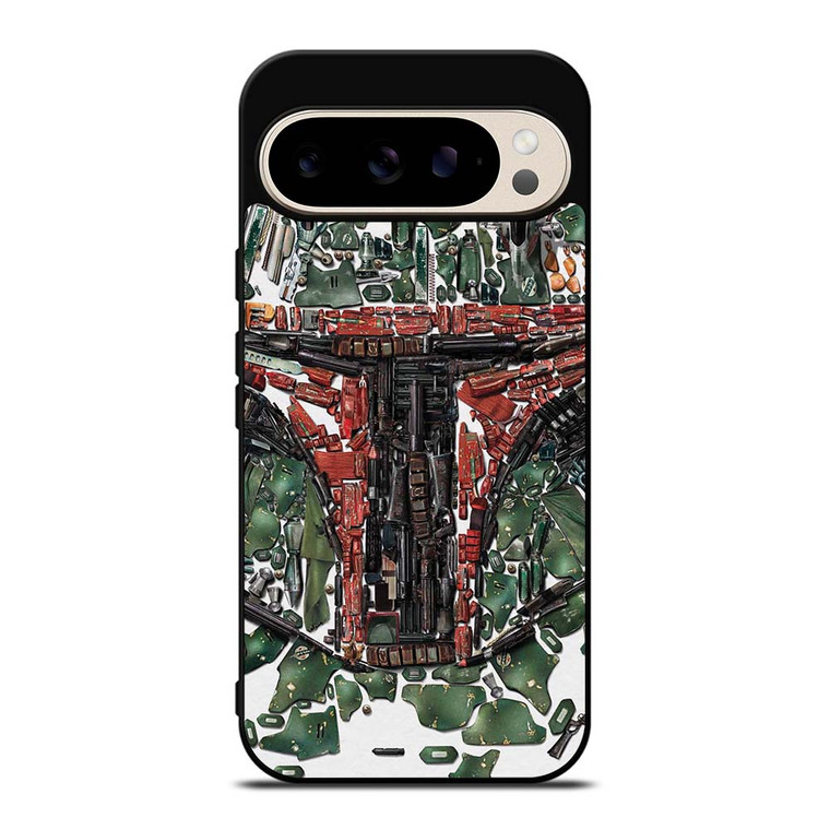 BOBA FETT STAR WARS MOZAIC Google Pixel 9 Pro Case Cover BOBA FETT STAR WARS MOZAIC Google Pixel 9 Pro Case Cover
