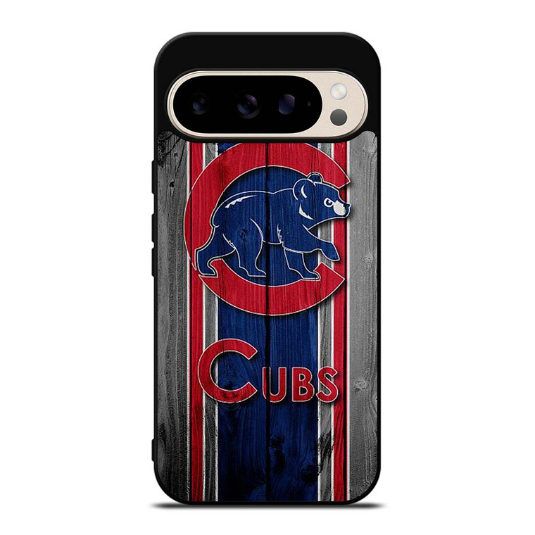 CHICAGO CUBS WOODEN LOGO Google Pixel 9 Pro Case Cover
