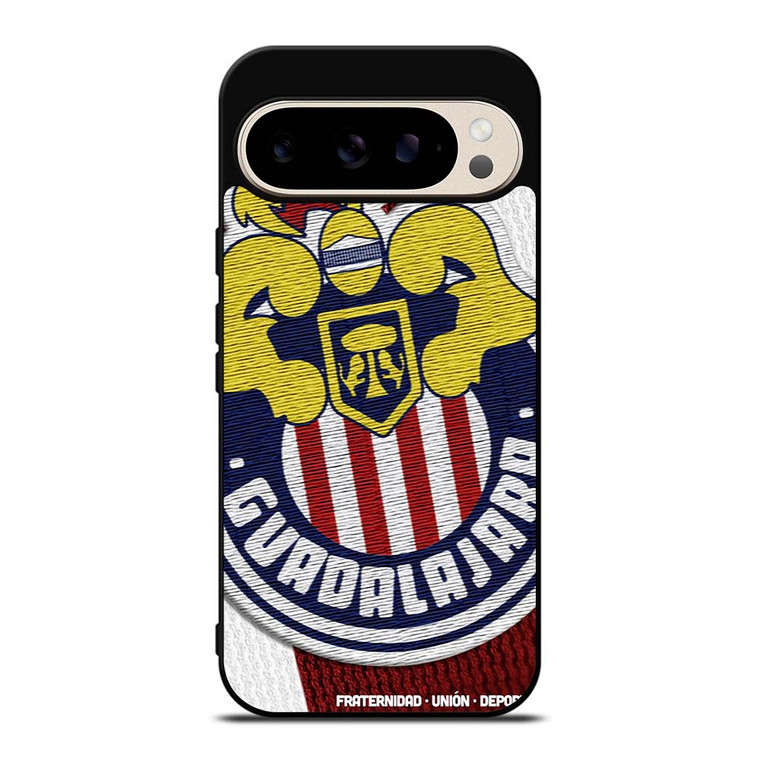 CHIVAS DE GUADALAJARA EMBOIRED LOGO Google Pixel 9 Pro Case Cover CHIVAS DE GUADALAJARA EMBOIRED LOGO Google Pixel 9 Pro Case Cover