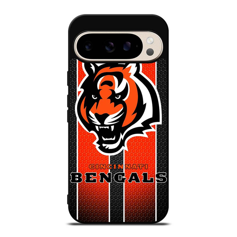 CINCINNATI BENGALS METAL SYMBOL Google Pixel 9 Pro Case Cover