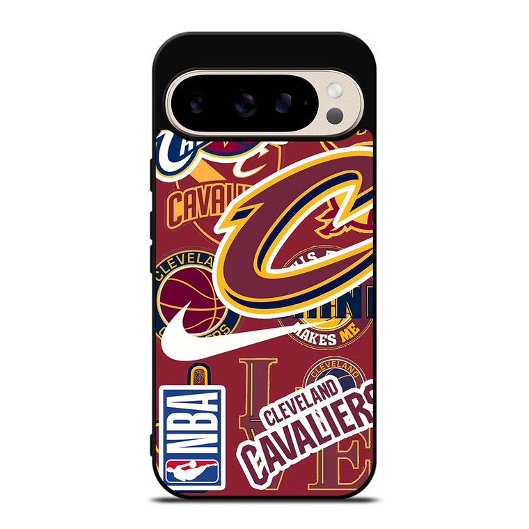 CLEVELAND CAVALIERS NBA STICKER BOMB Google Pixel 9 Pro Case Cover