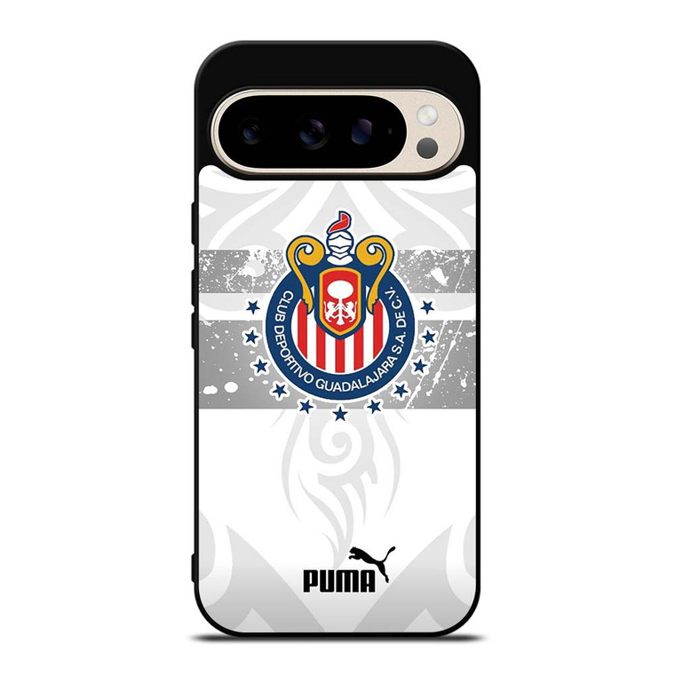 CLUB DEPORTIVO GUADALAJARA PUMA WHITE Google Pixel 9 Pro Case Cover