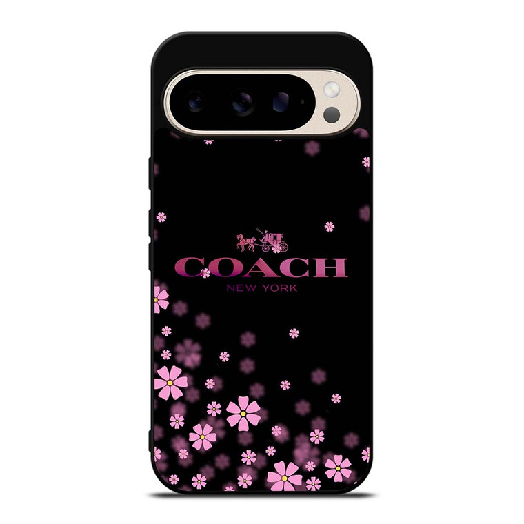 COACH FLOWERS PURPLE Google Pixel 9 Pro Case Cover