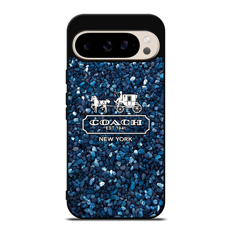 COACH NEW YORK BLUE STONE Google Pixel 9 Pro Case Cover