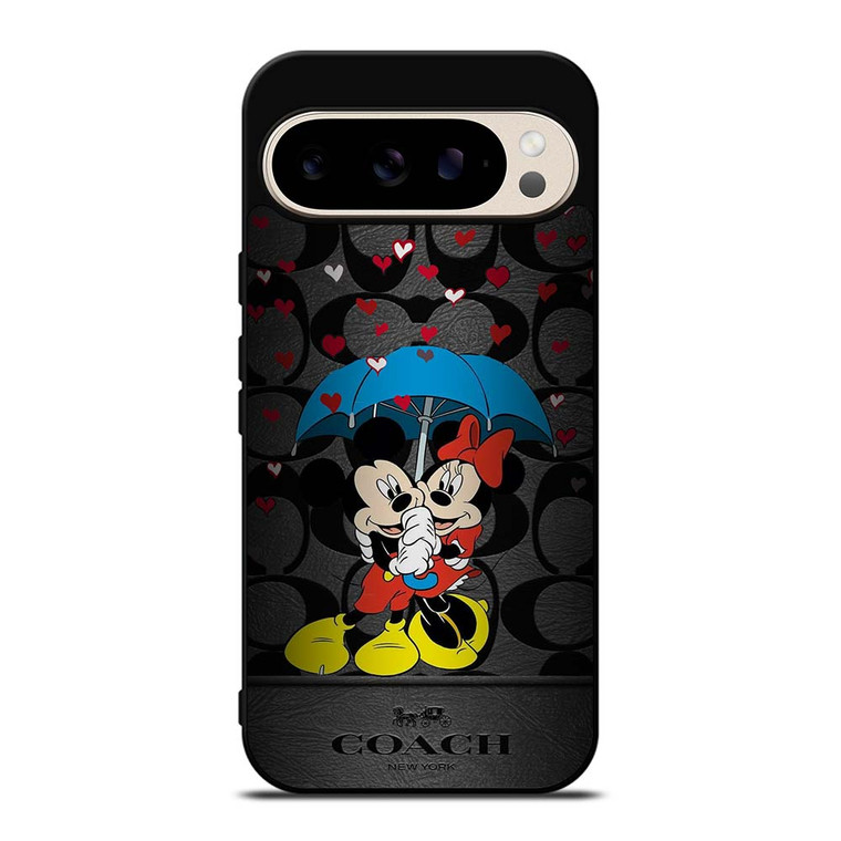 COACH NEW YORK MICKEY MINNIE MOUSE UMBRELLA Google Pixel 9 Pro Case Cover