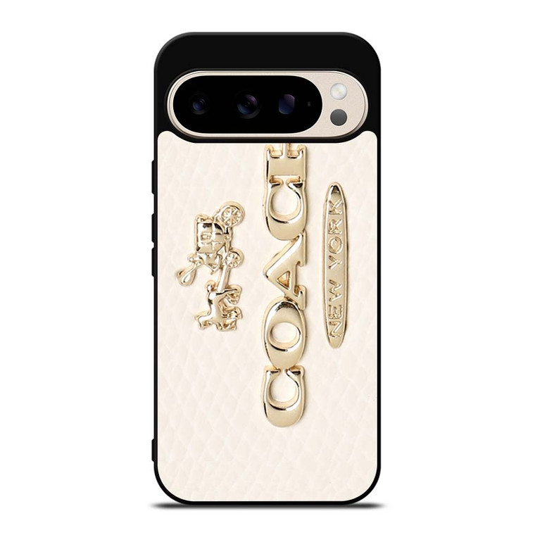 COACH PINK PATTERN MATE Google Pixel 9 Pro Case Cover