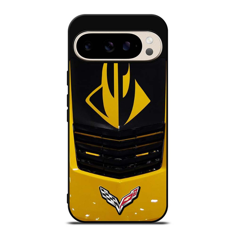 CORVETTE STINGRAY YELLOW GRILLES Google Pixel 9 Pro Case Cover