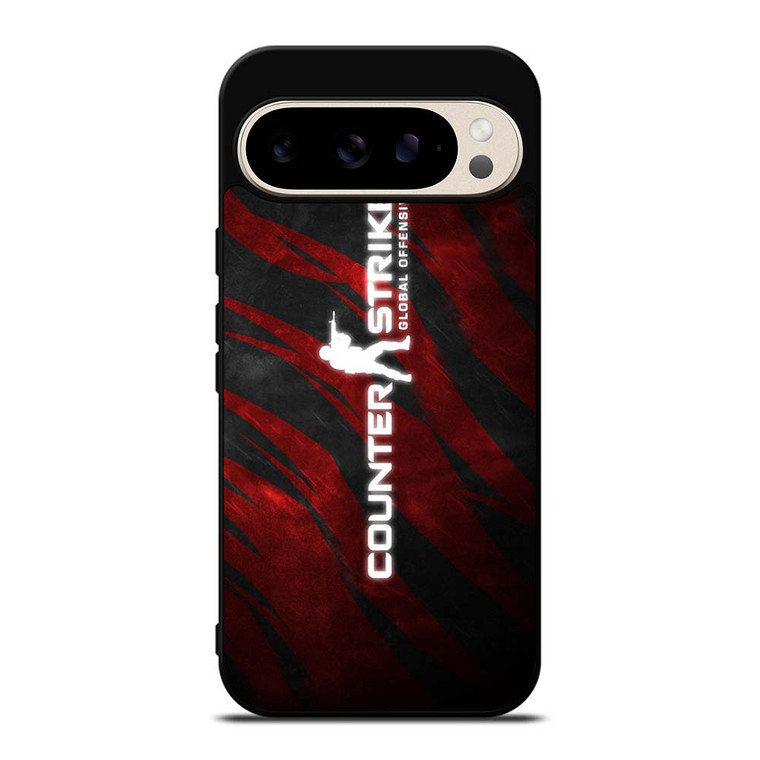 COUNTER STRIKE CSGO LOGO RED Google Pixel 9 Pro Case Cover COUNTER STRIKE CSGO LOGO RED Google Pixel 9 Pro Case Cover