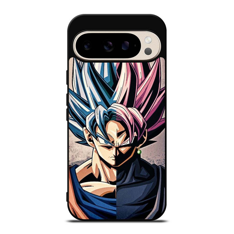 DRAGON BALL GOKU AND BLACK GOKU FACE Google Pixel 9 Pro Case Cover