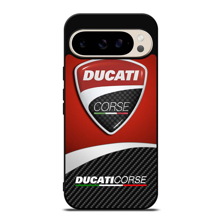 DUCATI CORSE LOGO CARBON Google Pixel 9 Pro Case Cover