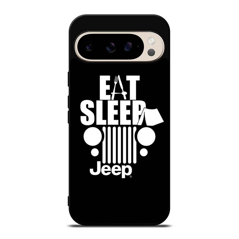 EAT SLEEP JEEP ART Google Pixel 9 Pro Case Cover
