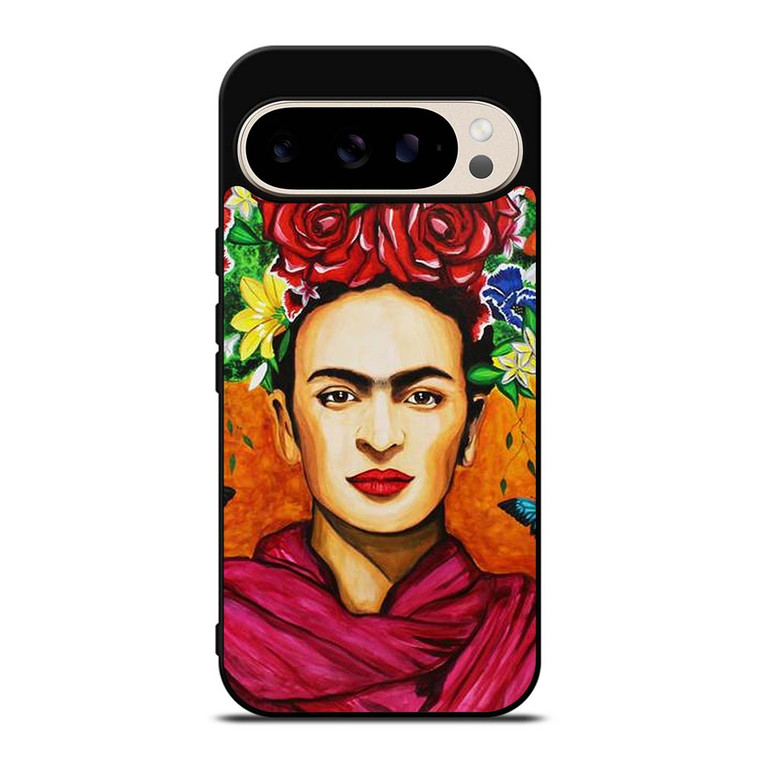 FRIDA KAHLO FLORAL ART Google Pixel 9 Pro Case Cover
