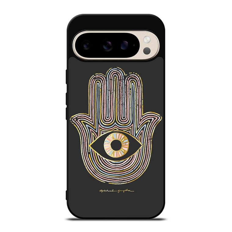 HAMSA EVIL EYE HAND OF FATIMA LOGO Google Pixel 9 Pro Case Cover