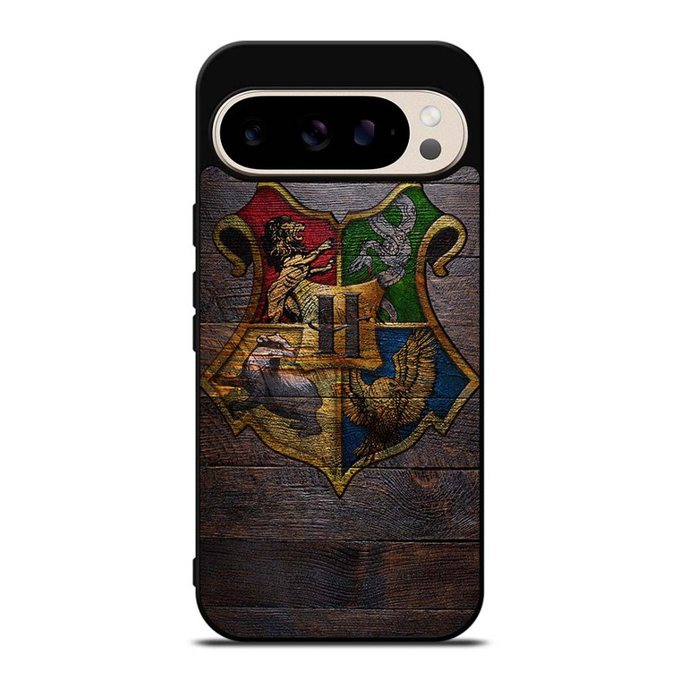 HOGWARTS HARRY POTTER WOODEN LOGO Google Pixel 9 Pro Case Cover
