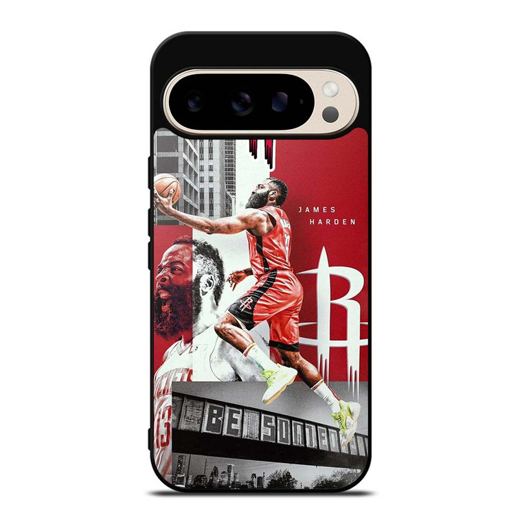 HOUSTON ROCKETS JAMES HARDEN 13 NBA Google Pixel 9 Pro Case Cover