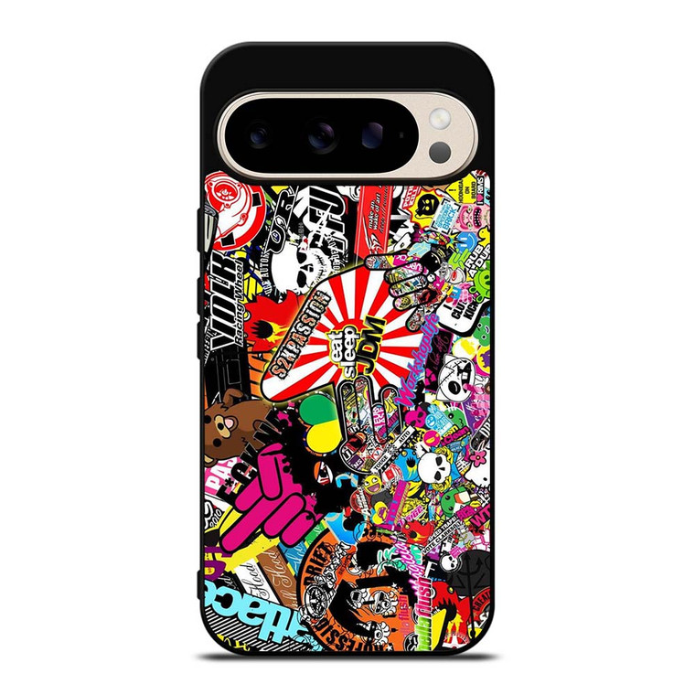 JDM STICKER BOMB COLLAGE Google Pixel 9 Pro Case Cover