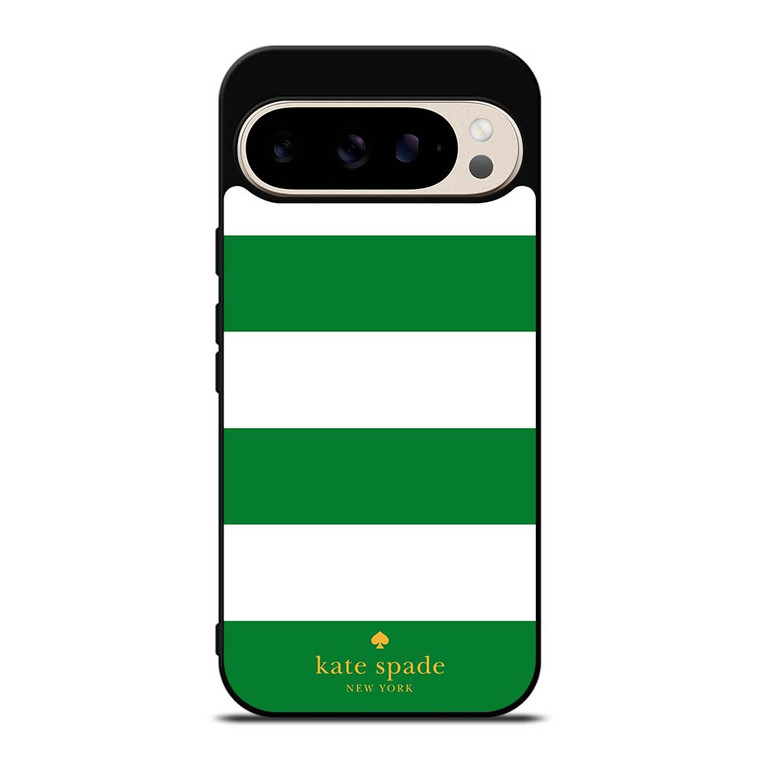 KATE SPADE GREEN STRIPE Google Pixel 9 Pro Case Cover