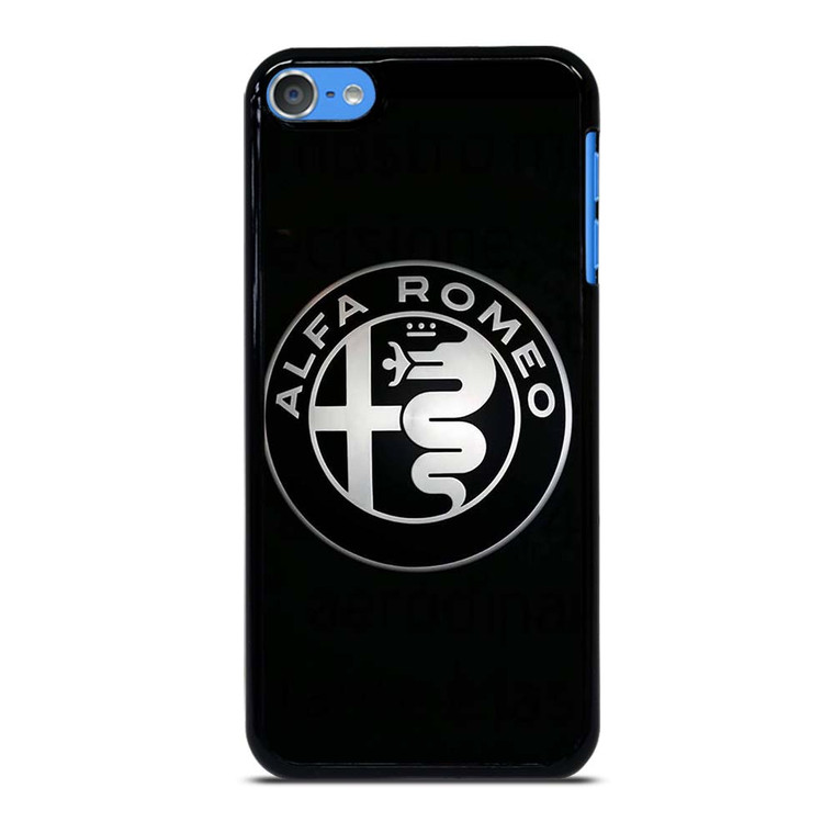 ALFA ROMEO METAL BLACK iPod Touch 7 Case Cover