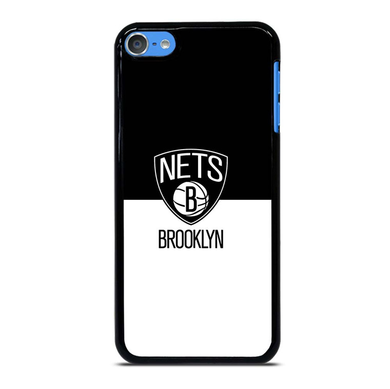 BROOKLYN NETS NBA BLACK WHITE iPod Touch 7 Case Cover