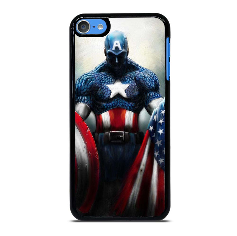 CAPTAIN AMERICA MARVEL ART iPod Touch 7 Case Cover