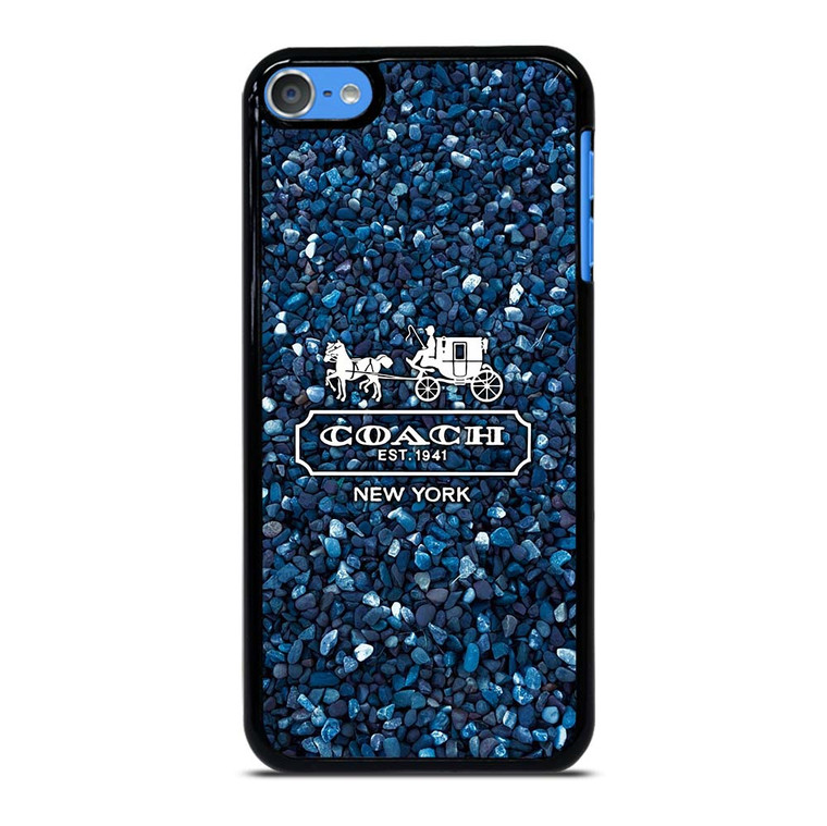 COACH NEW YORK BLUE STONE iPod Touch 7 Case Cover