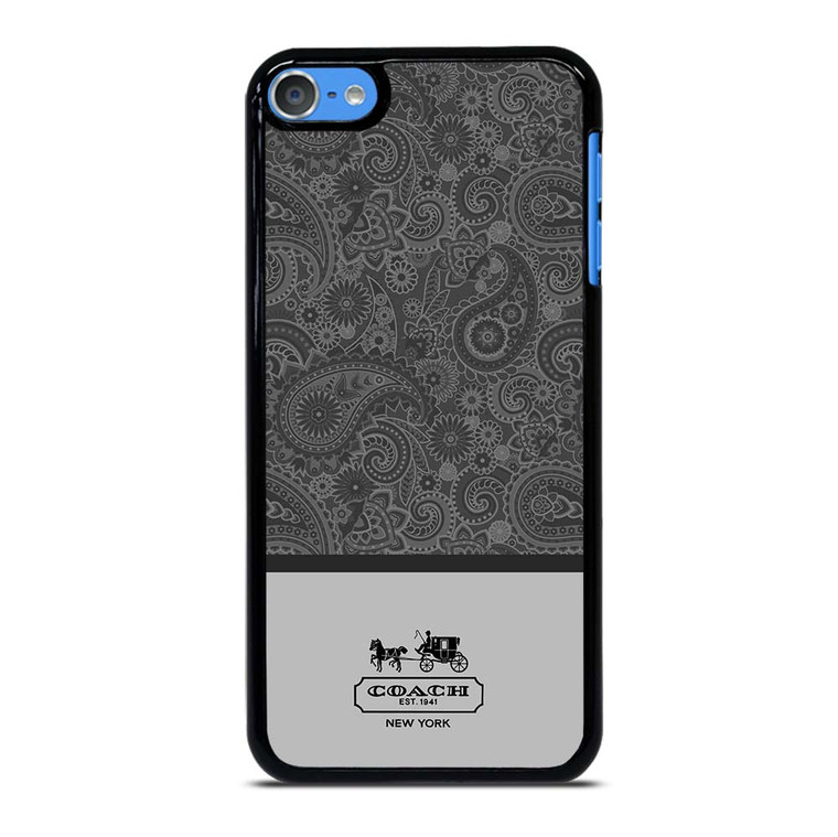 COACH NEW YORK GREY BATIK iPod Touch 7 Case Cover