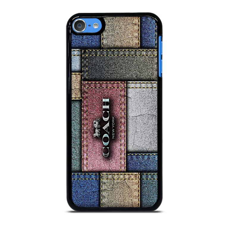 COACH NEW YORK LOGO JEANS  iPod Touch 7 Case Cover