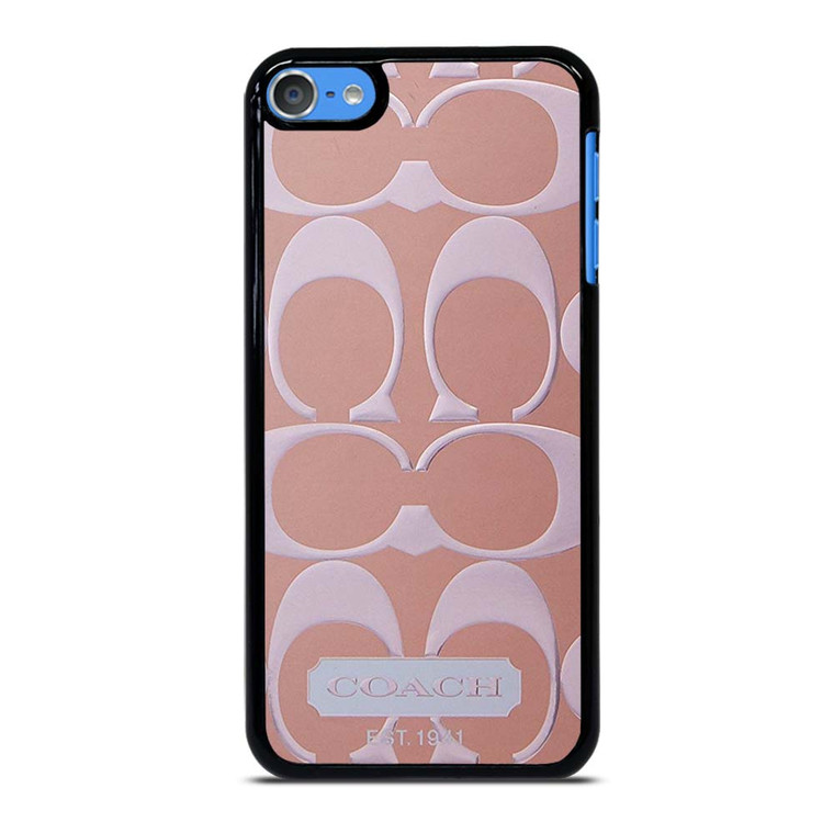 COACH NEW YORK PINK PATTERN iPod Touch 7 Case Cover