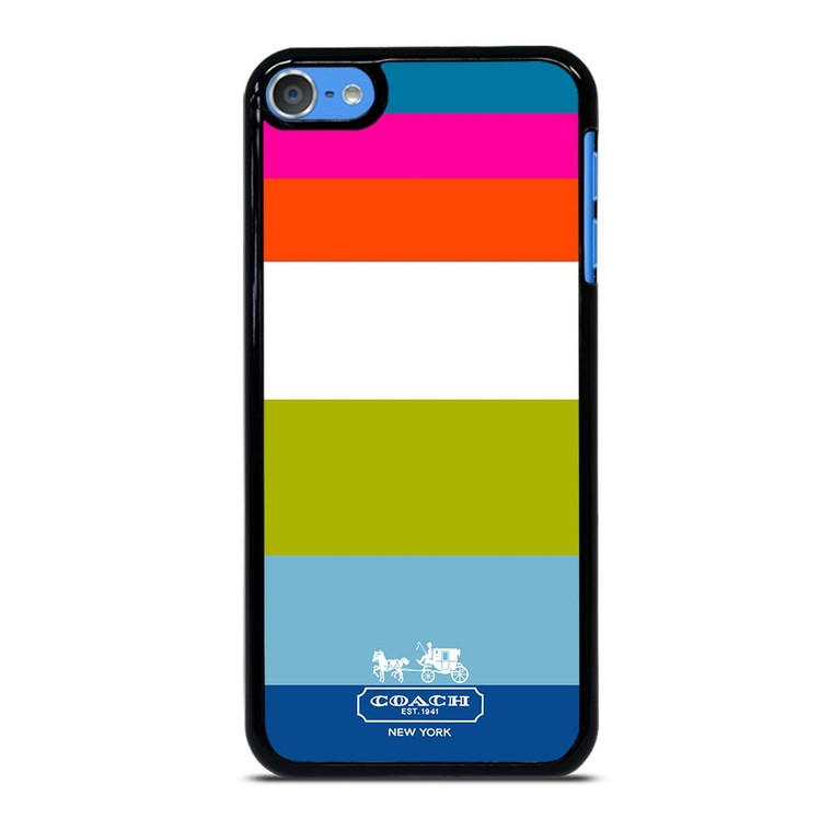 COACH NEW YORK STRIPE iPod Touch 7 Case Cover