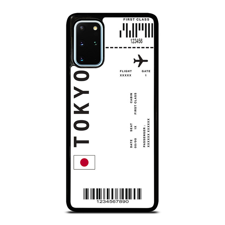 FLIGHT TICKETS JAPAN Samsung Galaxy S20 Plus Case Cover