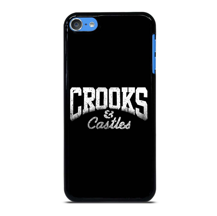 CROOKS AND CASTLES LOGO BLACK iPod Touch 7 Case Cover