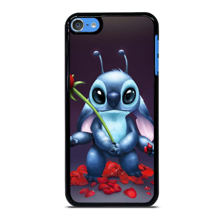 DISNEY STITCH AND ROSE FLOWER iPod Touch 7 Case Cover