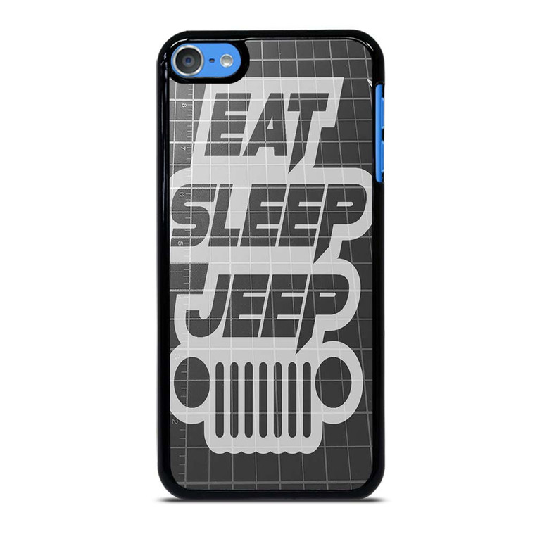 EAT SLEEP JEEP LOGO iPod Touch 7 Case Cover